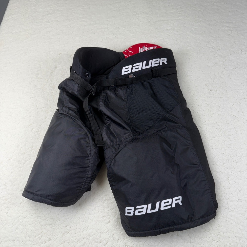 Bauer Lil Sport Junior Hockey Pants Black S18 1054508 Size Medium JR
